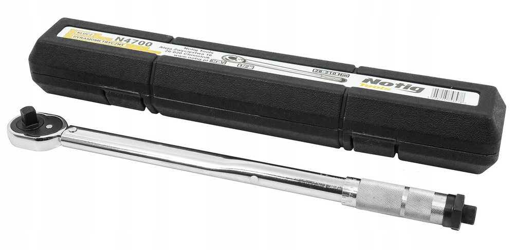 Ключ динамометричний Notig Tools N4700 1/2" / 28 - 210 Nm, фото 1