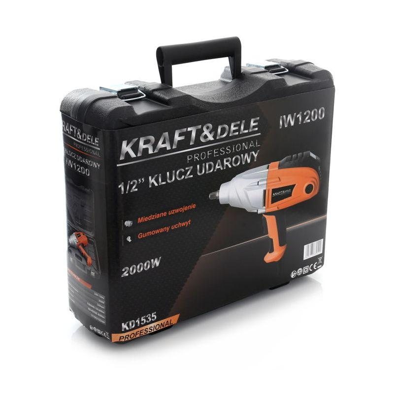 Електрогайковерт LCD 2000Вт Kraft&Dele KD1535 гайковерти мережа 220в, фото 1