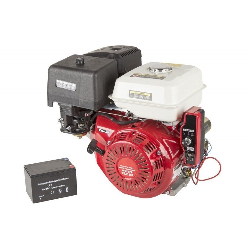 Двигун бензиновий для мотокоси 15.2HP 190F бензиновий двигун 6,8 к. с. двигун для садової техніки, фото 1