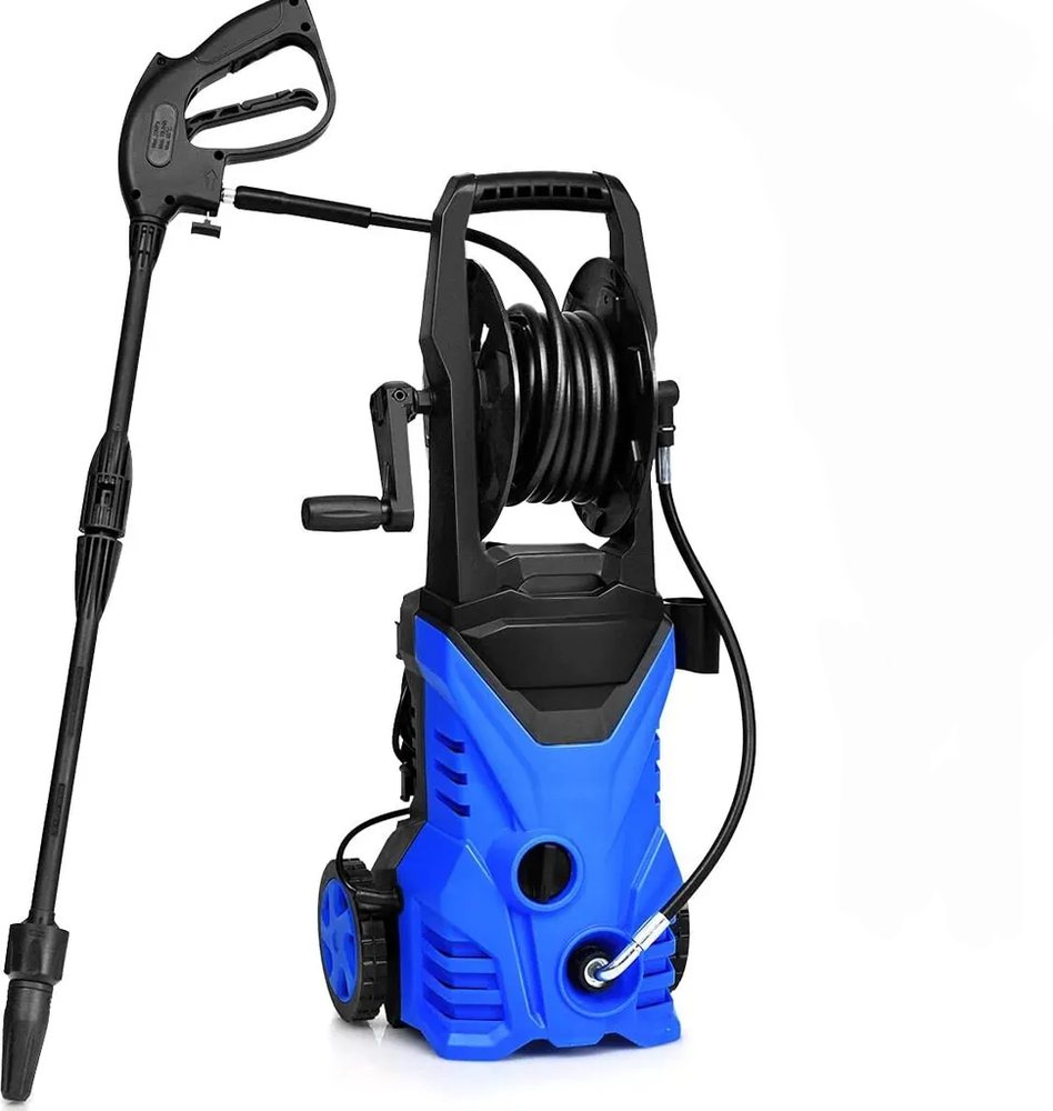 Мийка високого тиску HydroMaxx 140 бар 1700 Вт автомийка міні мийка авто портативна мийка, фото 1
