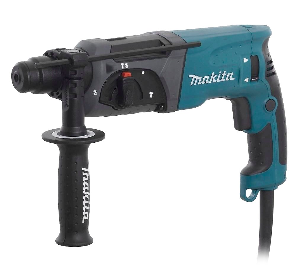 Перфоратор прямий електричний Makita HR2470 780Вт перфоратор для бетону та цегли ударний електричний прямий перфоратор, фото 1