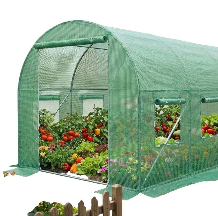 Садова теплиця GARDEN POLYTUNNEL 2 × 2 × 2 м 4 м² для дачі та приватного господарства парник для будинку, фото 1