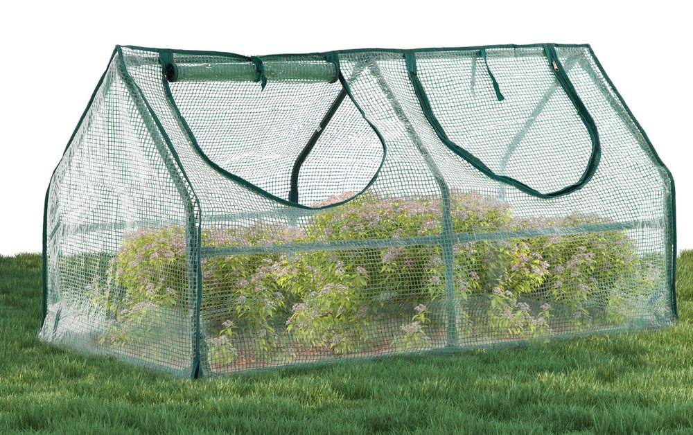 Садова двосхила теплиця 120×62×60 см Garden Line TUN5521 міні-теплиця для овочів і квітів двосхила теплиця для саду теплиця з, фото 1