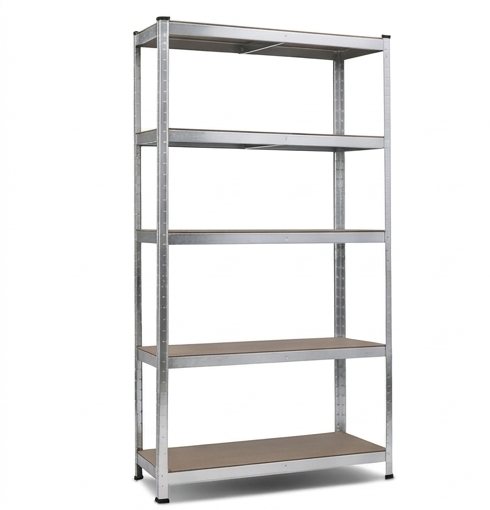 Складський стелаж SIZZY 180×90×40 см 5 полиць гаражний стелаж стелаж для інструментів, фото 1