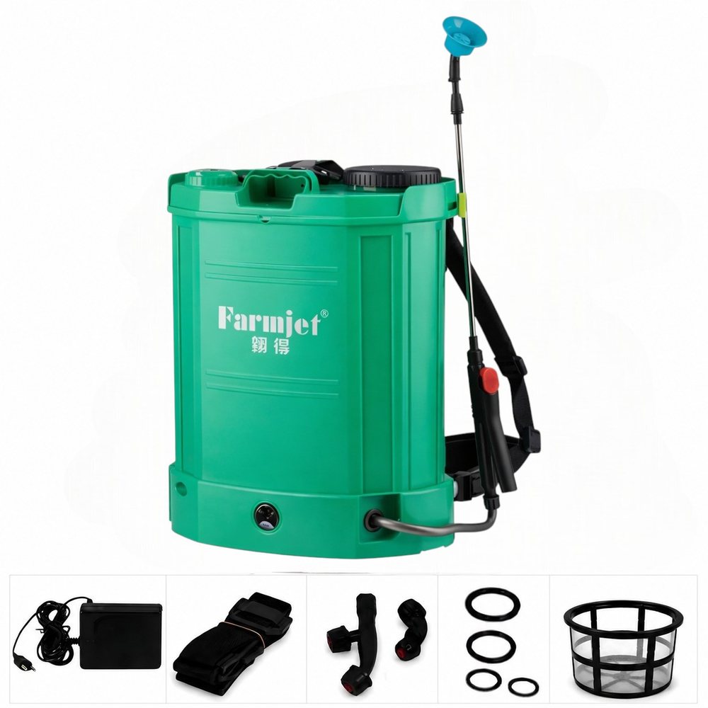 Обприскувач акумуляторний для городу 10л Farmjet оприскувач акумуляторний для дачі, фото 1