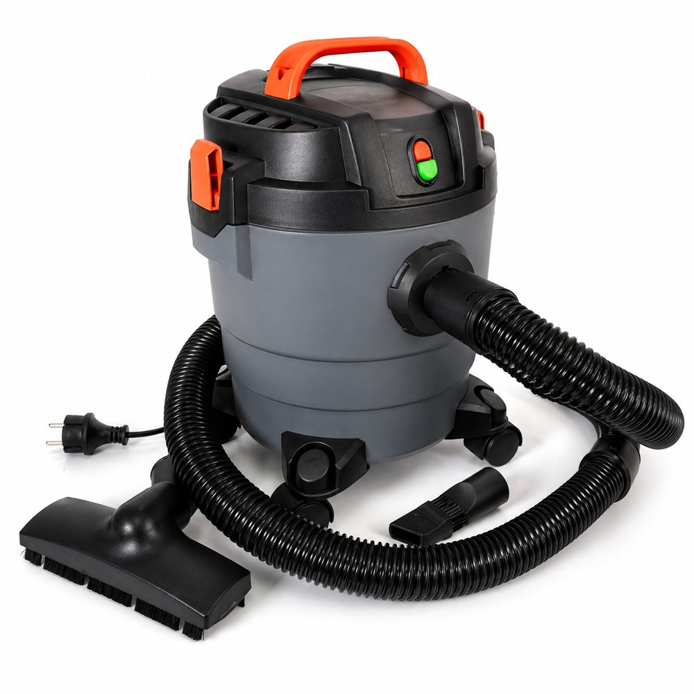 Пилосос для сміття будівельного 20л 1100 Вт IronVac пилосос для ремонту квартири пилосос для пилу і сміття, фото 1