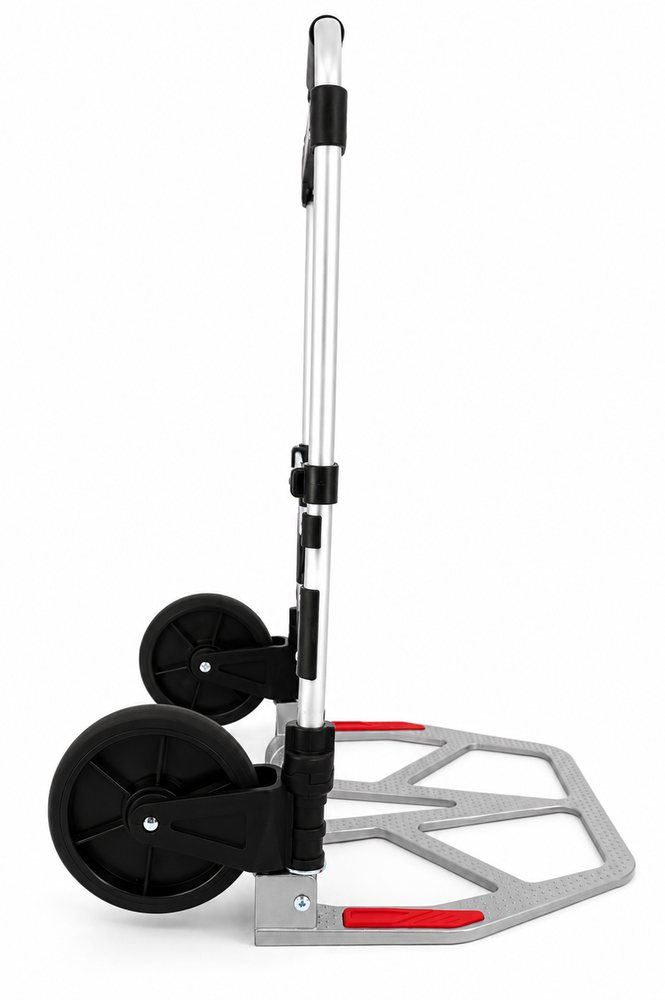 Ручний візок складний Helper HP-1201 до 100 кг візок з телескопічною ручкою та складною платформою, фото 1