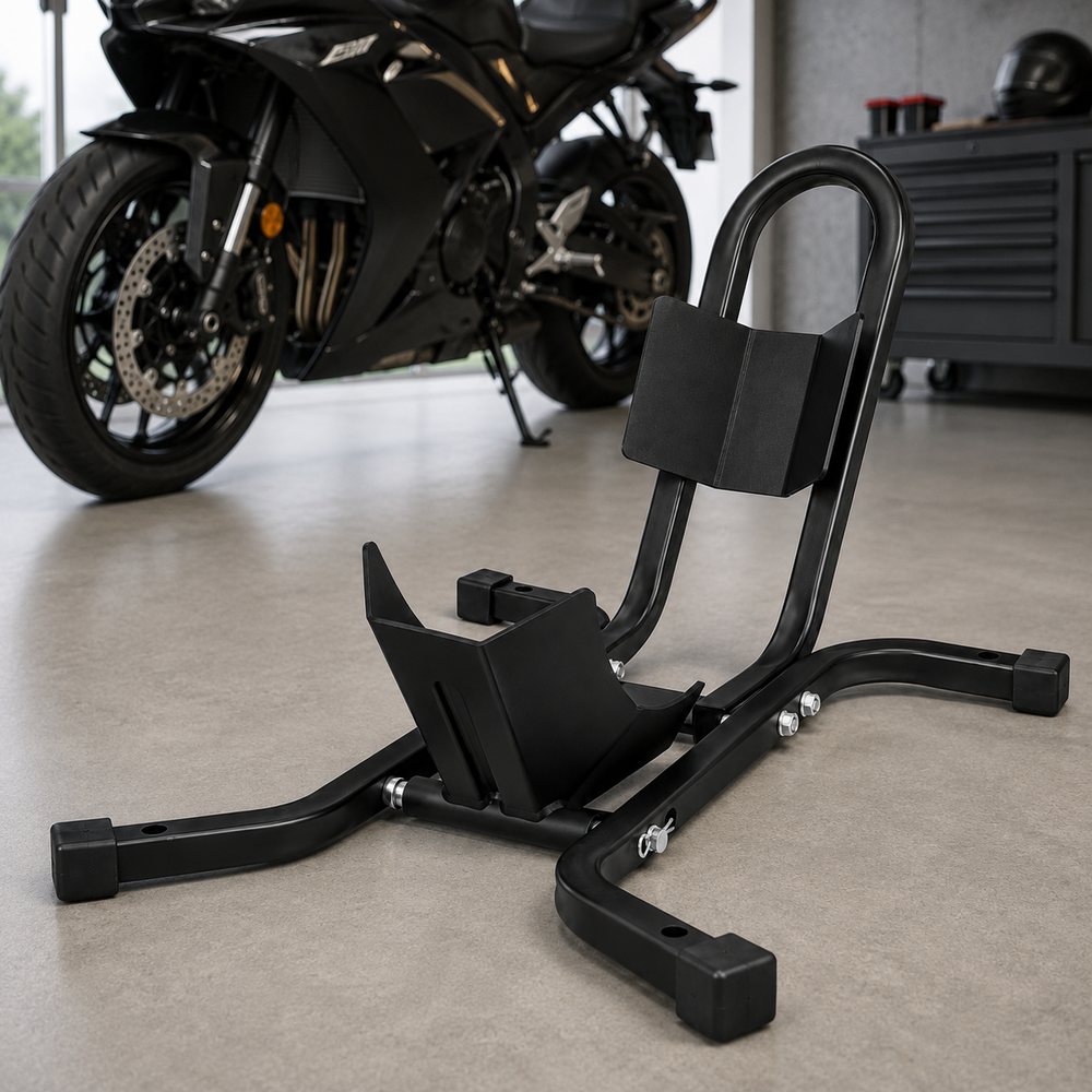Мотоцикловий стенд для гаража Helper HP-1236 фіксатор-стенд для зберігання мотоцикла, фото 1
