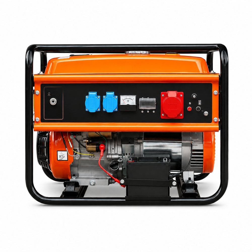 Генератор для будинку газ бензин 11 кВт 220/380 В PowerUnit генератор бензин газ генератор з електрозапуском, фото 1