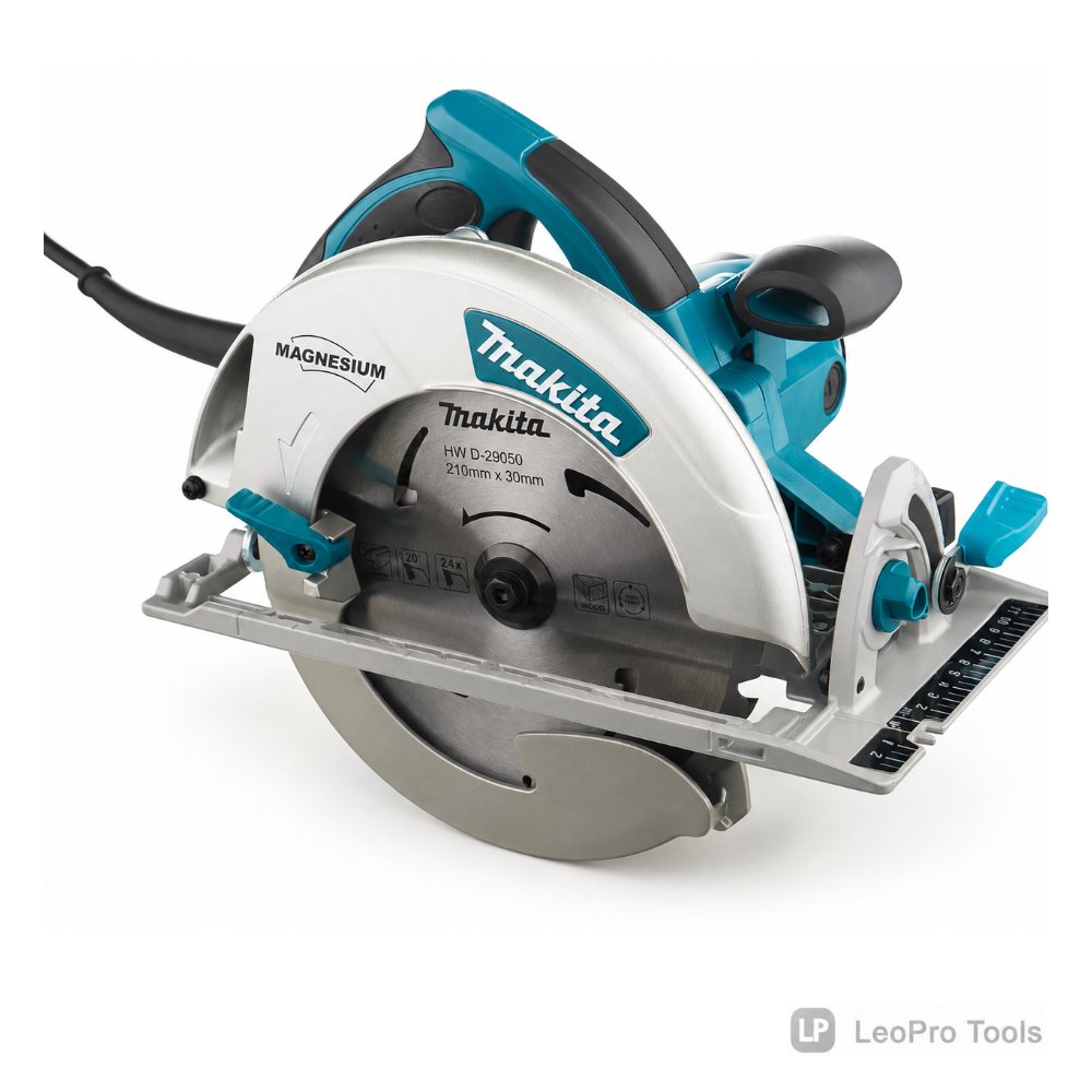 Дискова циркулярна ручна пилка Makita -MK2400 (2400Вт / 5200об.хв / Кут нахилу 45 ° / 185мм), фото 1