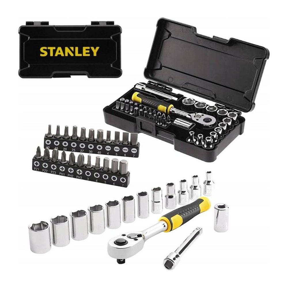 Набір Інструментів Для Авто 1/4" 37 шт STANLEY (STMT82672-0), фото 1