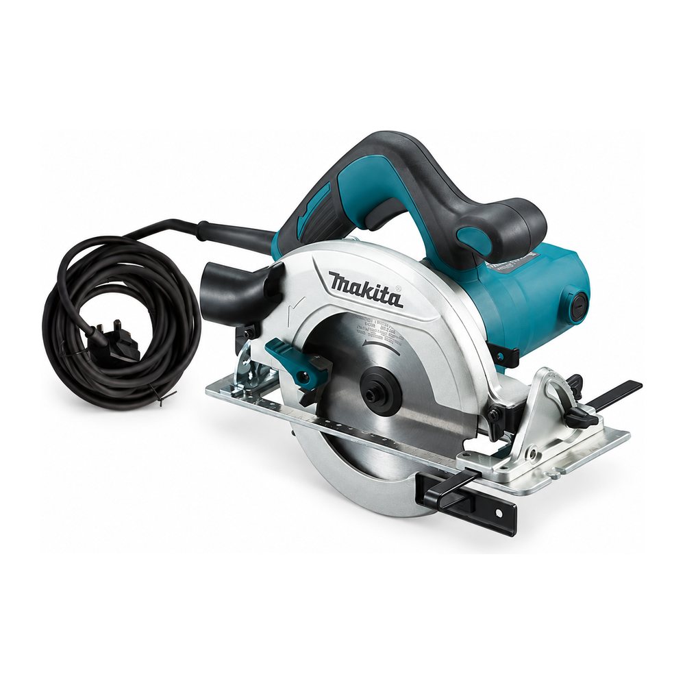 Ручна дискова пилка Makita HS6601 (1050Вт, 165мм) пила з жорсткою литою підошвою (4546), фото 1