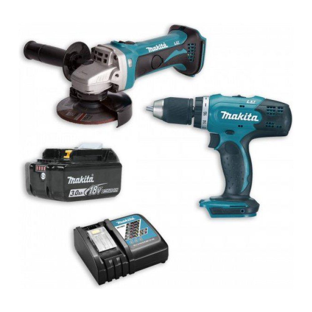 Набір інструментів Makita DDF453 і DGA452 + акумулятор і зарядний пристрій (DLXMUA453), фото 1