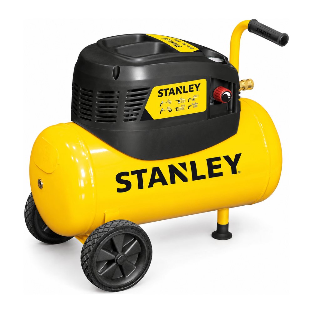 Компресор повітряний масляний Stanley 1.1 кВт 24 л (D200/8/24), фото 1