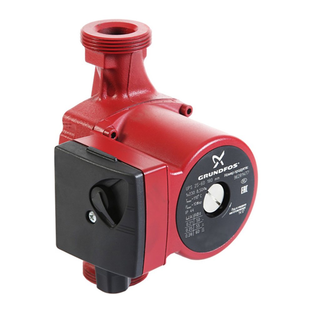 Насос циркуляційний Grundfos UPS 25-60 180 (99309993), фото 1