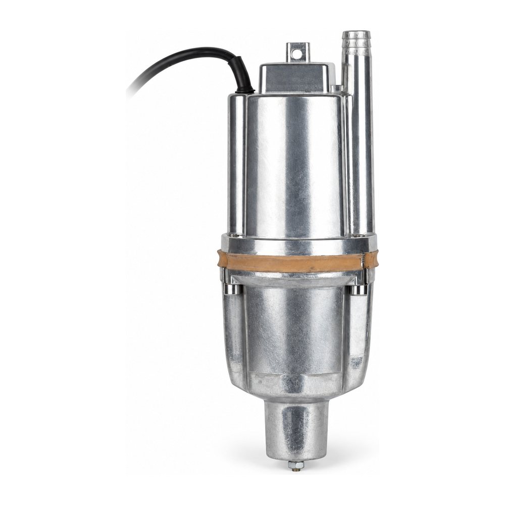 Насос вібраційний Wetron WVM60 0.25кВт, H 75м, Q 18л/хв, Ø100мм, 10м кабелю, нижній забір (778387), фото 1
