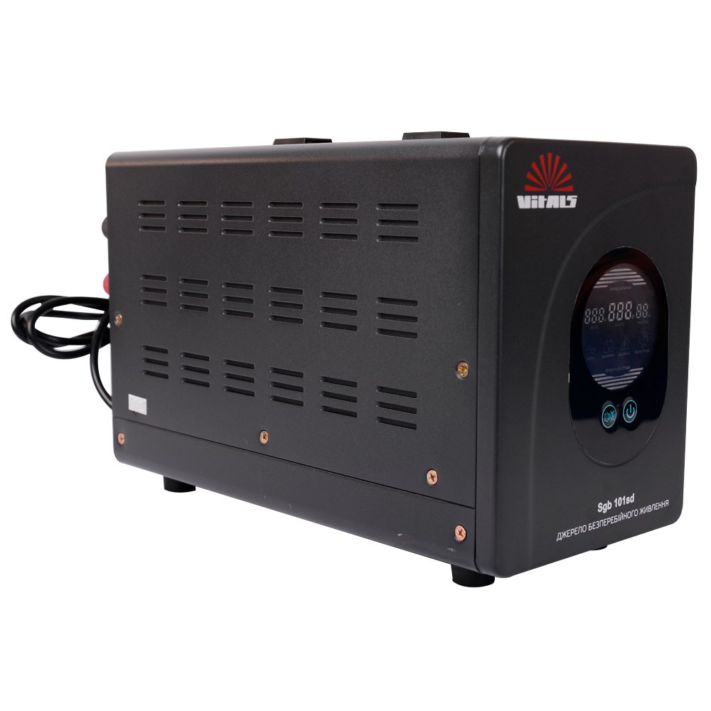 ДБЖ Vitals Sgb 101sd, 1000 ВА, для зовнішньої батареї 12 В, фото 1