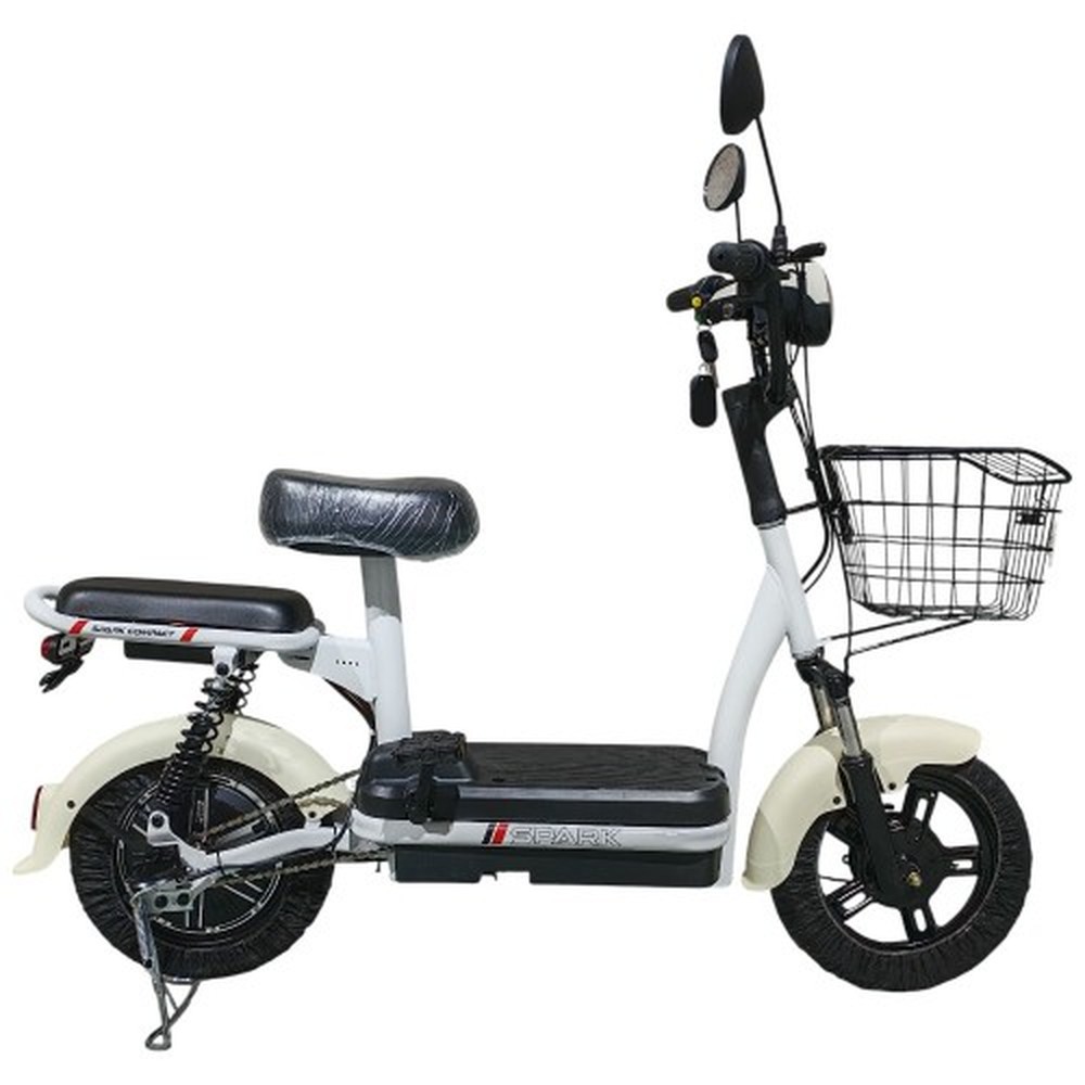 Електровелоскутер SPARK COMPACT, 400 Вт, 48 В 12 А·год, бежевий, фото 1