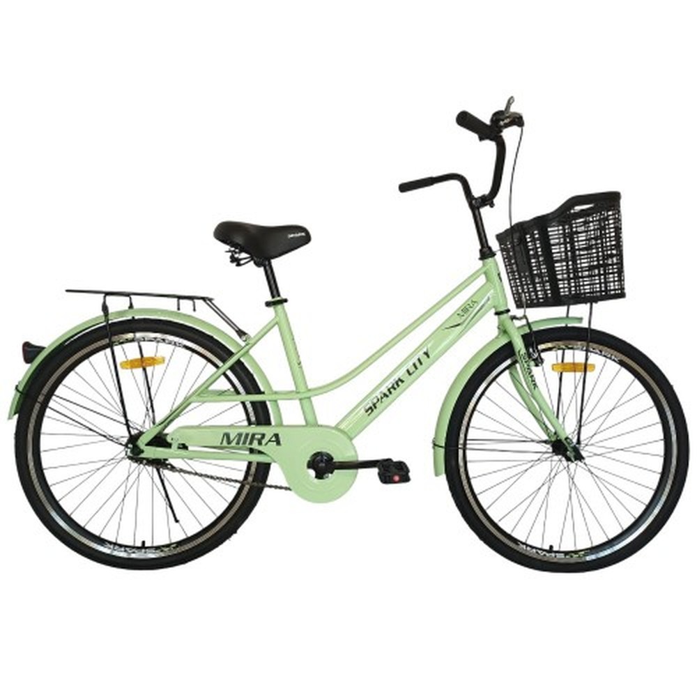 Міський велосипед SPARK CITY MIRA 26″, рама 17″, світло-салатовий, фото 1