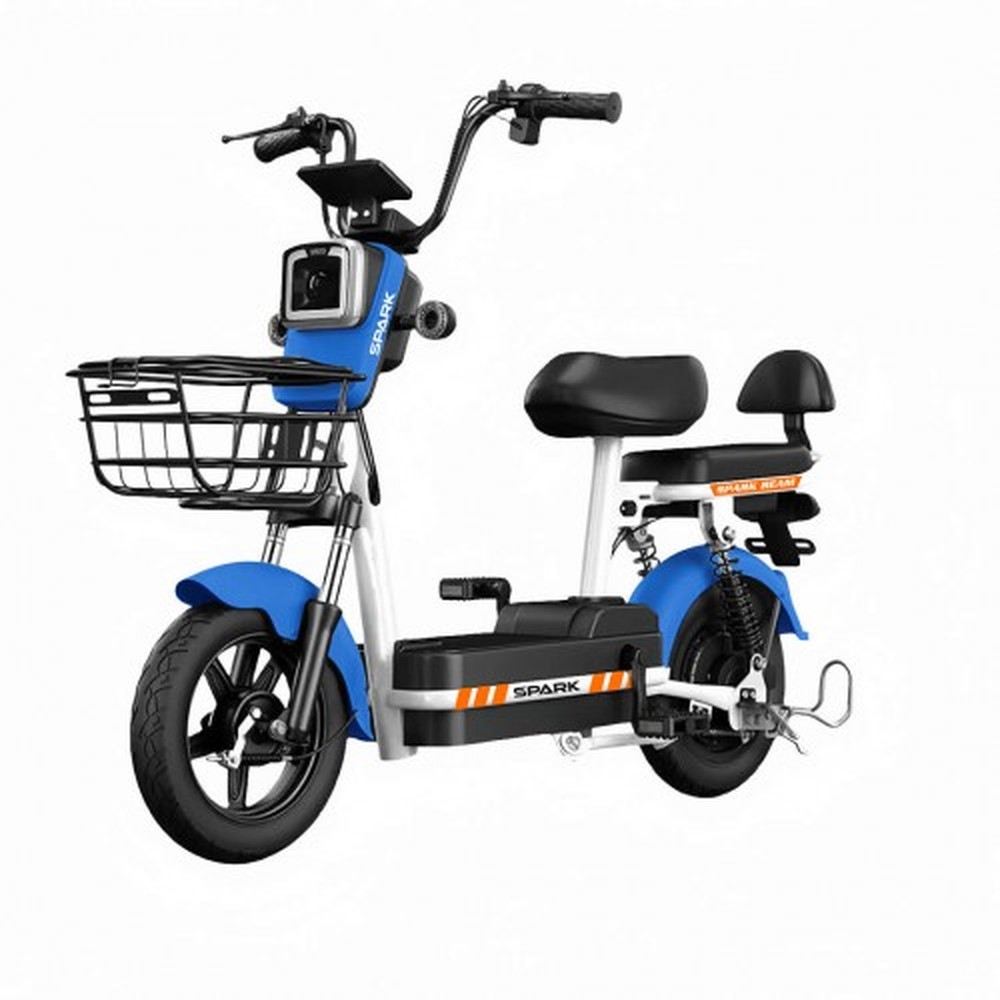 Електровелоскутер SPARK BEAM, 400 Вт, 48 В 12 А·год, синій, фото 1