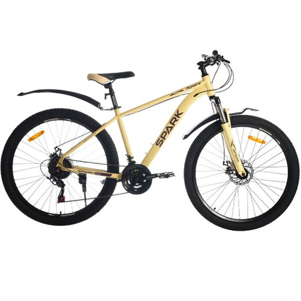 Велосипед SPARK APEX 27,5″, рама 17″, світло-жовтий матовий, фото 1