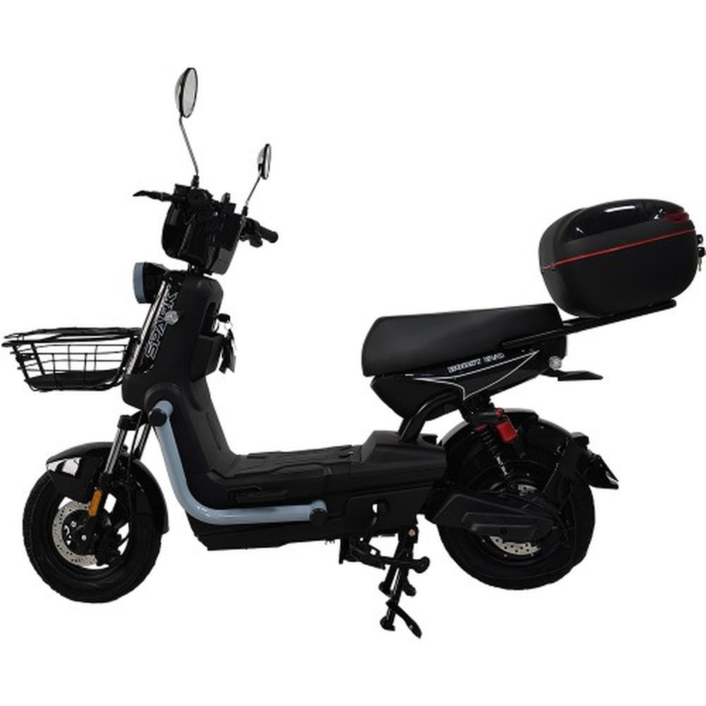 Електровелоскутер SPARK BOOST EVO, 1200 Вт, чорний із сірим, фото 1