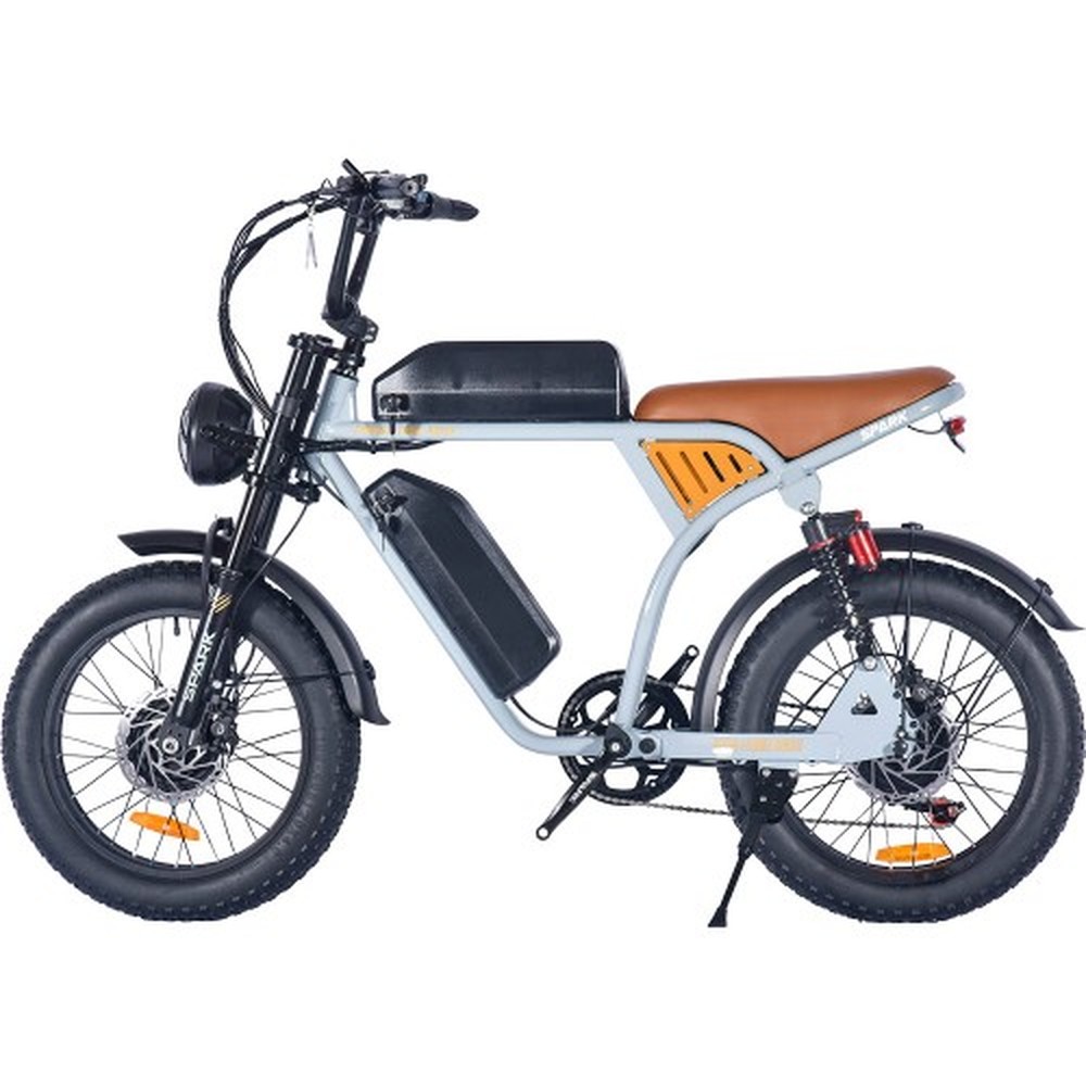 Електровелосипед SPARK PREDATOR AWD 20″, два двигуни 750 Вт, сірий, фото 1